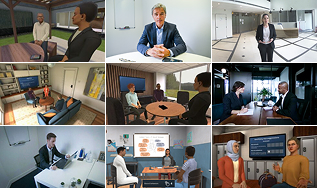 Soft skills VR content thumbnails